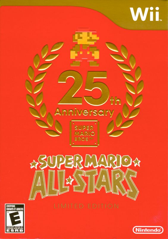Super Mario All-Stars box art for Wii